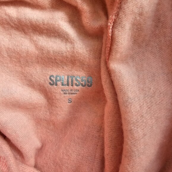 SplitS59 Reena Modal Fleece 7/8 Sweatpants Joggers, S, Grapefruit - Picture 6 of 8